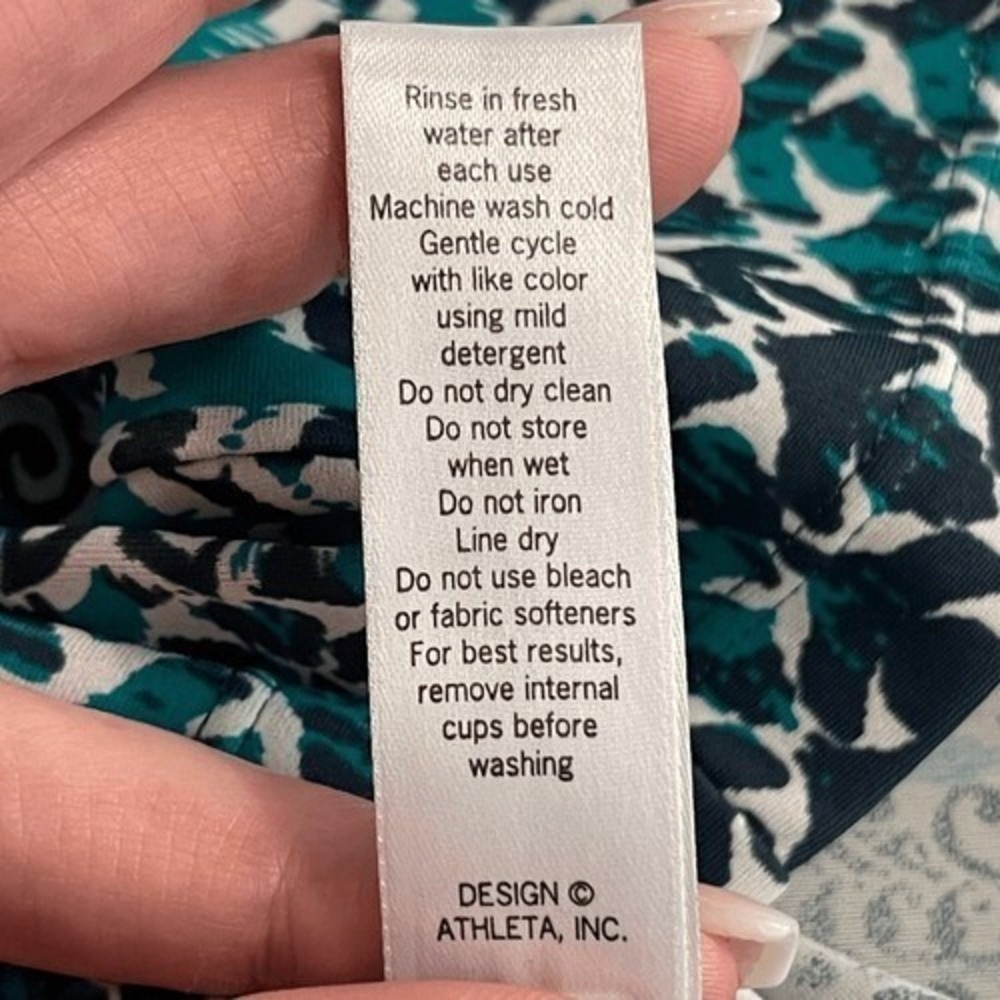 Athleta Shorebreak Bombay Figi Print Dress S - Picture 11 of 12